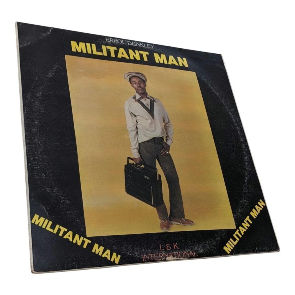 Militant Man Errol Dunkley Lovella International 1980 LK1001A Vinyl Record VG - Picture 1 of 4